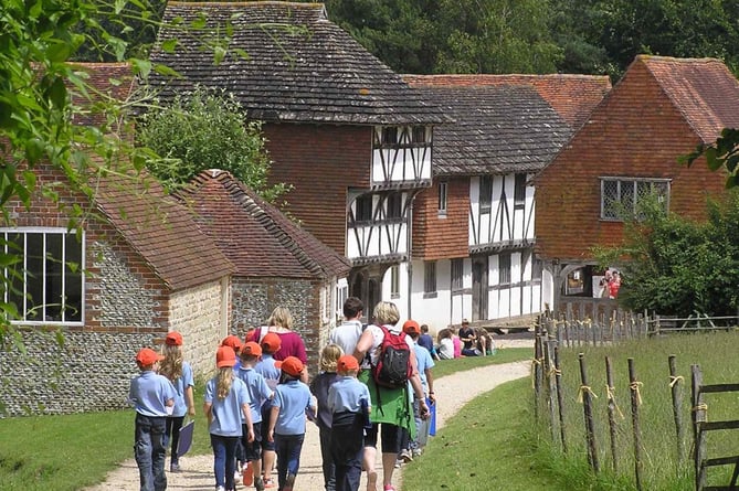 Located in the heart of the South Downs National Park, the award-winning Weald & Downland Living Museum has over 50 historic building exhibits