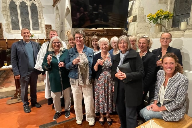 The new Anna Friends join the Anna Chaplaincy team in Alton. They were commissioned by Philip Simpkins, minister of Alton Methodist Church, at Holy Rood Church in Holybourne on September 18th 2022.