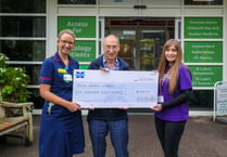 Man from Headley Down does sponsored walk to thank hospital