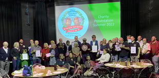 Cheques presented to Alton Summer Beer Festival beneficiaries 