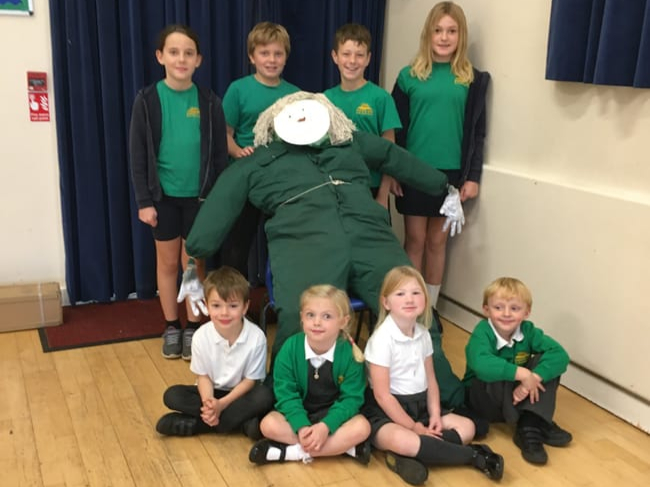 Children at Beacon Hill Primary School made this year’s guy