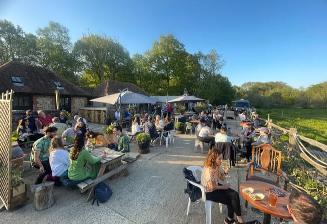 Craft Brews taproom is handily located on several popular footpaths