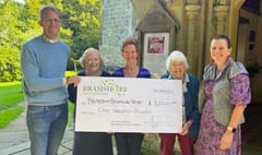 Bramshott Open Gardens cheques presented to charities