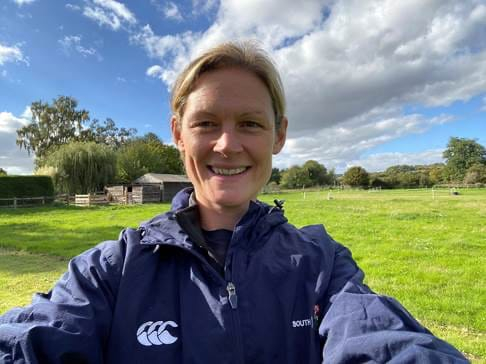 Referee Polly Ross is on her way to Twickenham