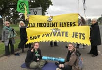 Protesters blockade Farnborough Airport to demand end to ‘obscene’ private jet use