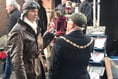 Video: Mayor of Farnham meets time-traveller at antiques market