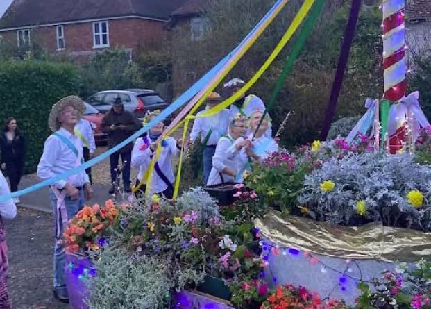 The prize-winning Liphook in Bloom float at the Liphook carnival, October 2022.