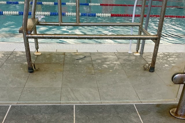 Rust problems at Alton Sports Centre swimming pool