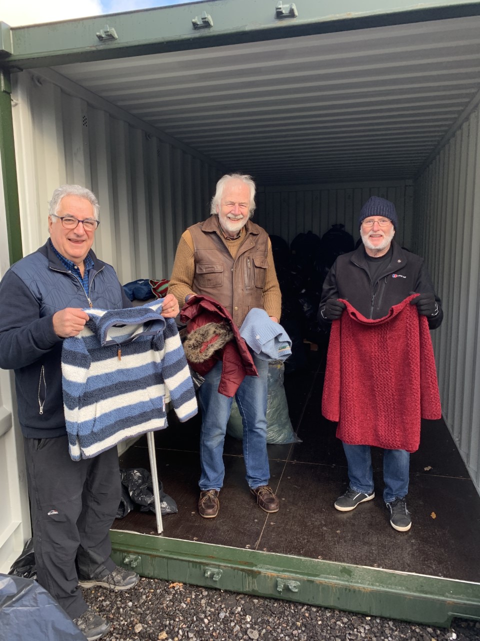 Haslemere Rotary Club helps keep Ukrainians warm