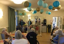 Pre-school children sing Christmas songs at Holybourne care home