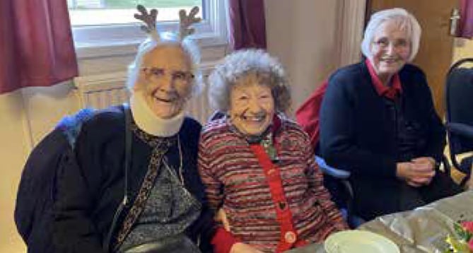 All Saints Church, Alton, Hard of Hearing Group Christmas party, December 2022.