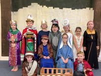 Wootey Infant School in Alton tells the story of Christmas
