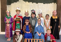 Wootey Infant School in Alton tells the story of Christmas