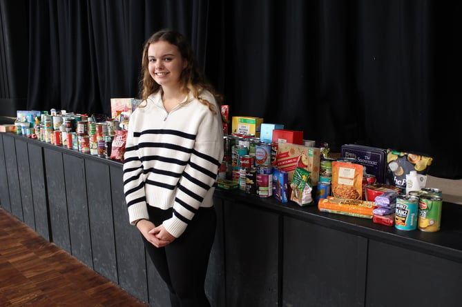The Royal School has supported Haslemere food bank