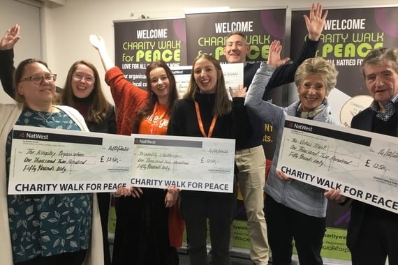 Bordon Charity Walk For Peace, Penns Place, Petersfield, December 2022.