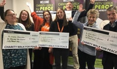 Charity walk for peace in Whitehill & Bordon raised £20,000