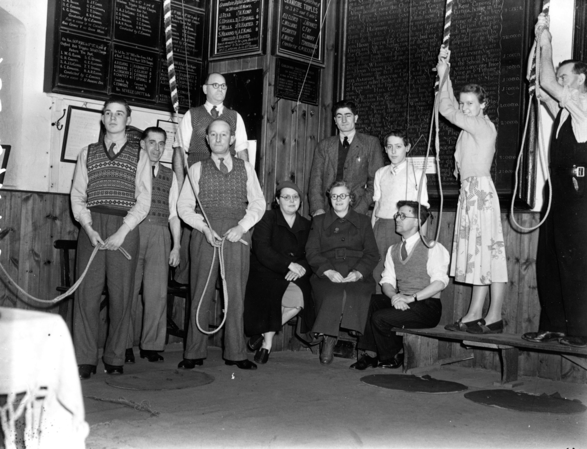 Ringing in the new year in Farnham – in 1951