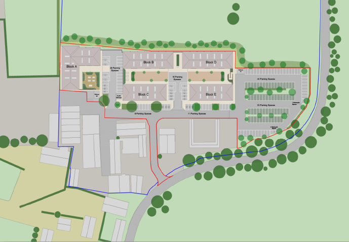 ...compared to Purple Beaver Holdings Ltd's new plans for Oakhanger Business Park, to be determined by East Hampshire District Council next week