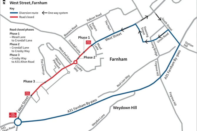 South East Water's confirmed diversion route
