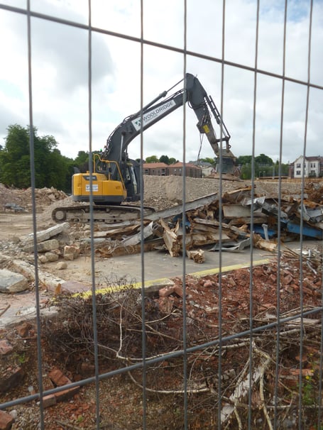 Demolition of the Molson Coors brewery in Alton, July 28th 2021.