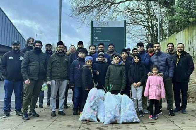 Bordon litter pickers, January 1st 2023.