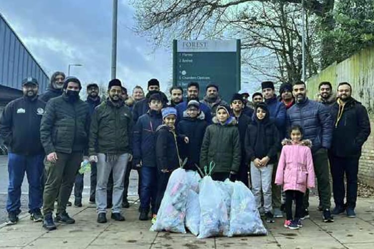 Bordon litter pickers, January 1st 2023.