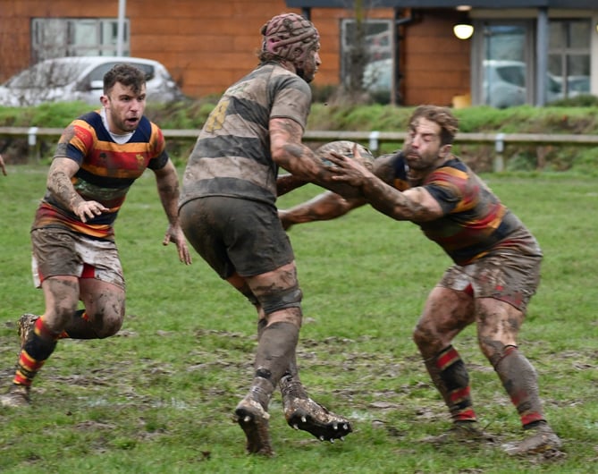 Oscar Henderson confronts the KCS defence