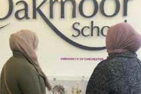 Melissa Ahmadi visits Oakmoor School, Bordon, January 2023.