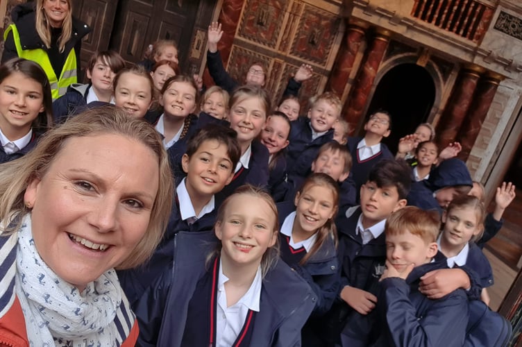 Royal Prep School pupils visited the Globe Theatre