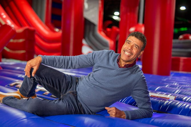 Chris 'Unbelievable' Kamara will open Guildford's new Ninja Warrior UK adventure park just in time for the February half-term