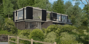 New plans to re-build Lower Bourne's 'shipping container' house