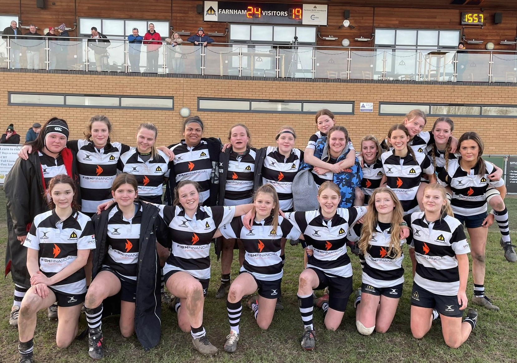 Farnham Rugby Club's under-16 girls