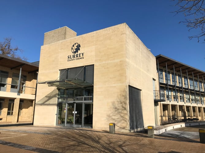 Surrey County Council headquarters.
