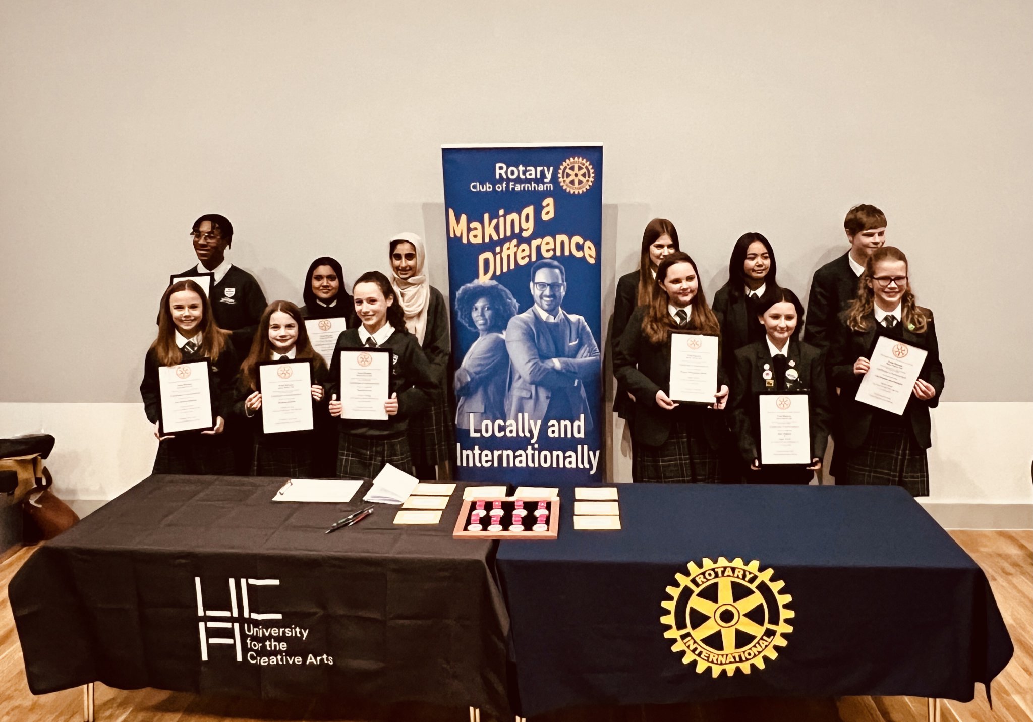 The local heats of the Youth Speaks competition were held at the University for the Creative Arts