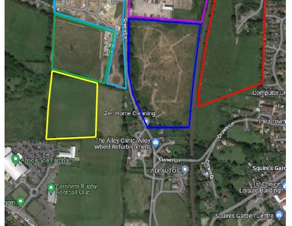 Cumulative development off Lower Weybourne Lane