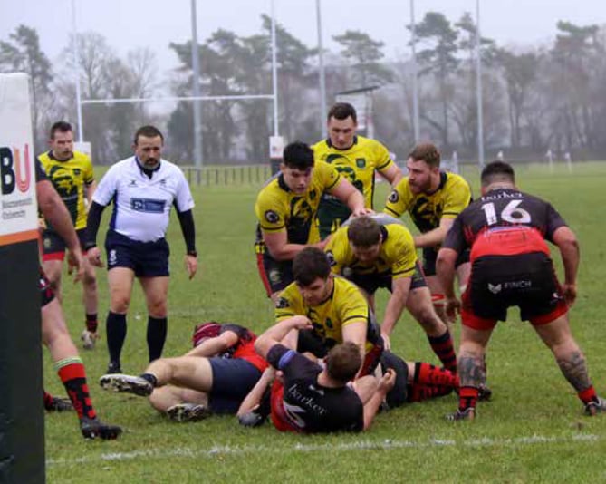 Bournemouth 25 Alton Silverbacks 14, rugby union, February 18th 2023.