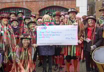 Alton Morris raise money for Home-Start Weywater at apple fair