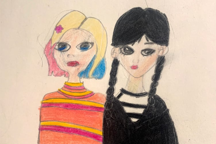 Ten year old Lilly Watson has been selling her artwork to raise funds to bring disabled cat Ace to Haslemere from Spain