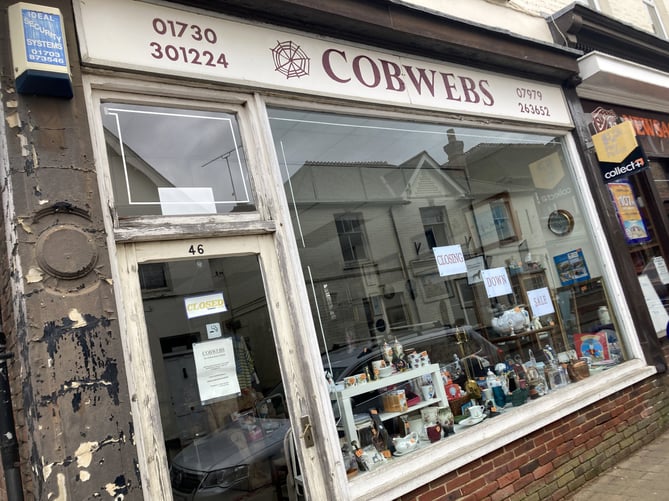 The Cobwebs store in Liss