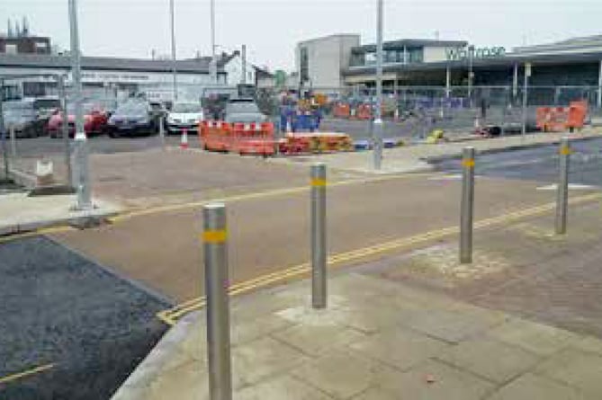 Alton station forecourt.