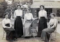 Can you identify the ladies and location in this Alton area picture?