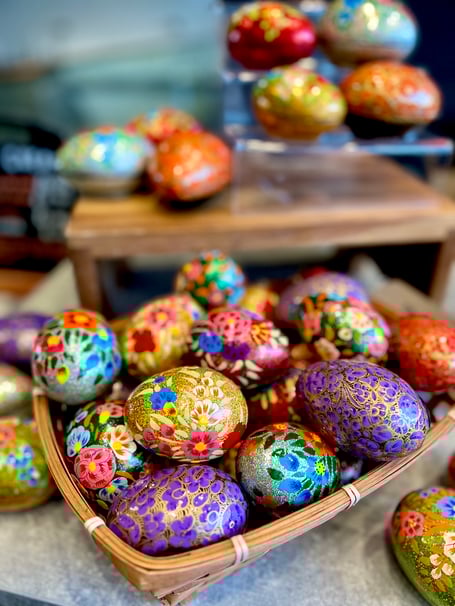 Easter eggs.