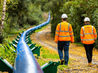 Here we flow - Hants water pipe project