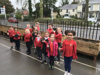 Planting a hedge will clean the air at Alton Infant School