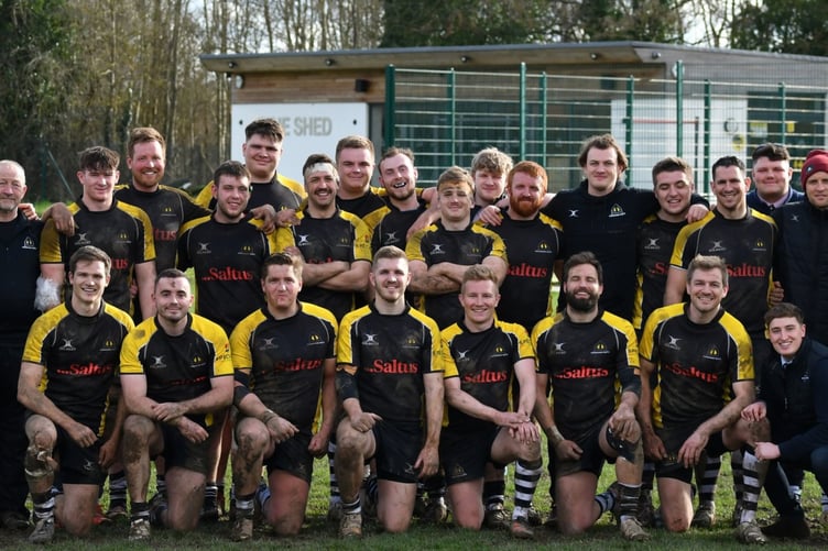 Farnham men’s first team line up for the camera