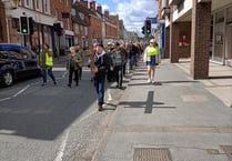Walk of Witness: Christians carry the cross through Farnham