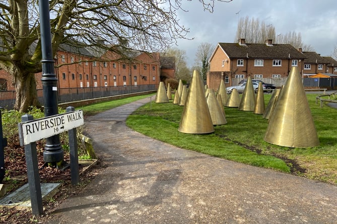 The flexibility of Farnham's new 'A Hand's Turn' art installation allows for the work to be displayed in other parts of the town too – so who knows where it may appear next!