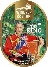 Windsor & Eton brewery's Return of the King is one of many Coronation-themed brews to go on tap at Farnham Beerex this year
