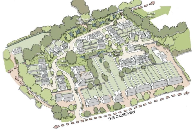 Thakeham Homes Ltd wants to build 55 homes on land between The Causeway and the southern end of Larcombe Road in Petersfield