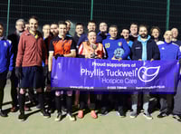 Squire’s charity football match raises £4,000 for Phyllis Tuckwell